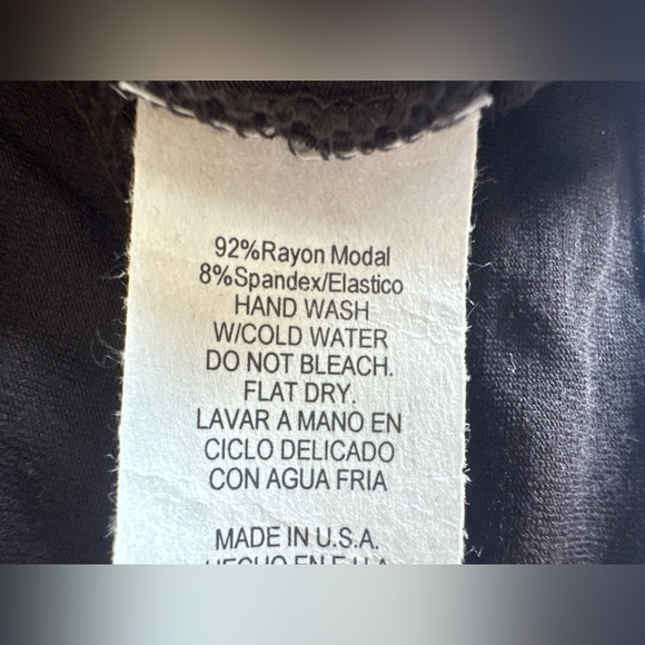 New Final Touch Bekah Comfy Romper In Black Size Large - Picture 4 of 4